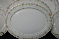 WM GUERIN WILD ROSES GARLAND-  SERVING PLATTER 13 1/2"  ..... http://jaapiesfinechinastore.com