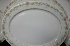 WM GUERIN WILD ROSES GARLAND-  SERVING PLATTER 13 1/2"  ..... http://jaapiesfinechinastore.com