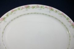 WM GUERIN WILD ROSES GARLAND-  SERVING PLATTER 13 1/2"  ..... http://jaapiesfinechinastore.com