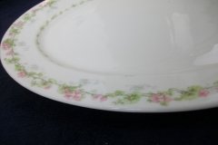 WM GUERIN WILD ROSES GARLAND-  SERVING PLATTER 13 1/2"  ..... http://jaapiesfinechinastore.com