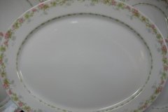 WM GUERIN WILD ROSES GARLAND-  SERVING PLATTER 15 7/8"  ..... http://jaapiesfinechinastore.com