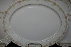 WM GUERIN WILD ROSES GARLAND-  SERVING PLATTER 15 7/8"  ..... http://jaapiesfinechinastore.com