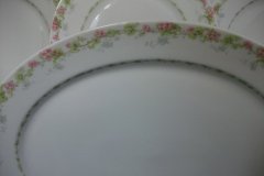 WM GUERIN WILD ROSES GARLAND-  SERVING PLATTER 15 7/8"  ..... http://jaapiesfinechinastore.com