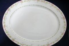 WM GUERIN WILD ROSES GARLAND-  SERVING PLATTER 15 7/8"  ..... http://jaapiesfinechinastore.com