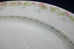 WM GUERIN WILD ROSES GARLAND-  SERVING PLATTER 15 7/8"  ..... http://jaapiesfinechinastore.com