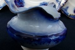 WOOD & SON  CLARENCE (FLOW BLUE)-   CREAMER  8oz  .....  https://www.jaapiesFineChinaStore.come.com