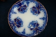WOOD & SON  CLARENCE (FLOW BLUE)-   CUP & SAUCER ..... https://www.jaapiesFineChinaStore.come.com