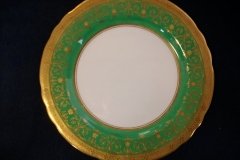 AYNSLEY KENILWORTH GREEN- SALAD PLATE  8 1/2"     .....   http://jaapiesfinechinastore.com