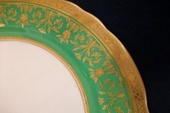 AYNSLEY KENILWORTH GREEN- SALAD PLATE  8 1/2"     .....   http://jaapiesfinechinastore.com