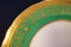 AYNSLEY KENILWORTH GREEN- SALAD PLATE  8 1/2"     .....   http://jaapiesfinechinastore.com