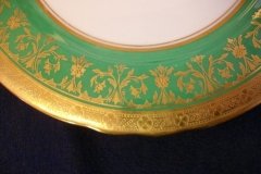 AYNSLEY KENILWORTH GREEN- SALAD PLATE  8 1/2"     .....   http://jaapiesfinechinastore.com