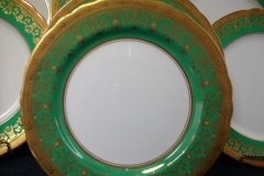 AYNSLEY KENILWORTH GREEN- SALAD PLATE  8 1/2"     .....   http://jaapiesfinechinastore.com