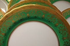AYNSLEY KENILWORTH GREEN- SALAD PLATE  8 1/2"     .....   http://jaapiesfinechinastore.com