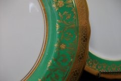 AYNSLEY KENILWORTH GREEN- SALAD PLATE  8 1/2"     .....   http://jaapiesfinechinastore.com