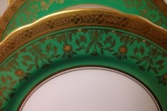 AYNSLEY KENILWORTH GREEN- SALAD PLATE  8 1/2"     .....   http://jaapiesfinechinastore.com