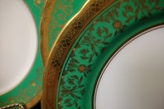 AYNSLEY KENILWORTH GREEN- SALAD PLATE  8 1/2"     .....   http://jaapiesfinechinastore.com