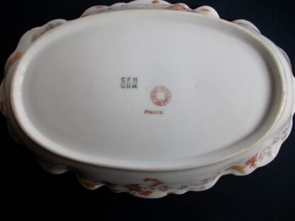HAVILAND-CFH/GDM- AUTUMN RELISH/SERVING BOWL