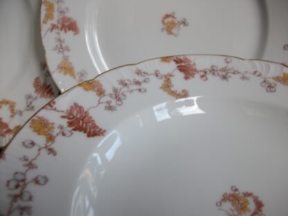 HAVILAND-CFH/GDM- AUTUMN RIMMED SOUP BOWL