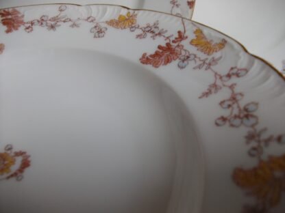 HAVILAND-CFH/GDM- AUTUMN RIMMED SOUP BOWL