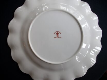 ROYAL CROWN DERBY A315 YELLOW/FLORAL LUNCH PLATE