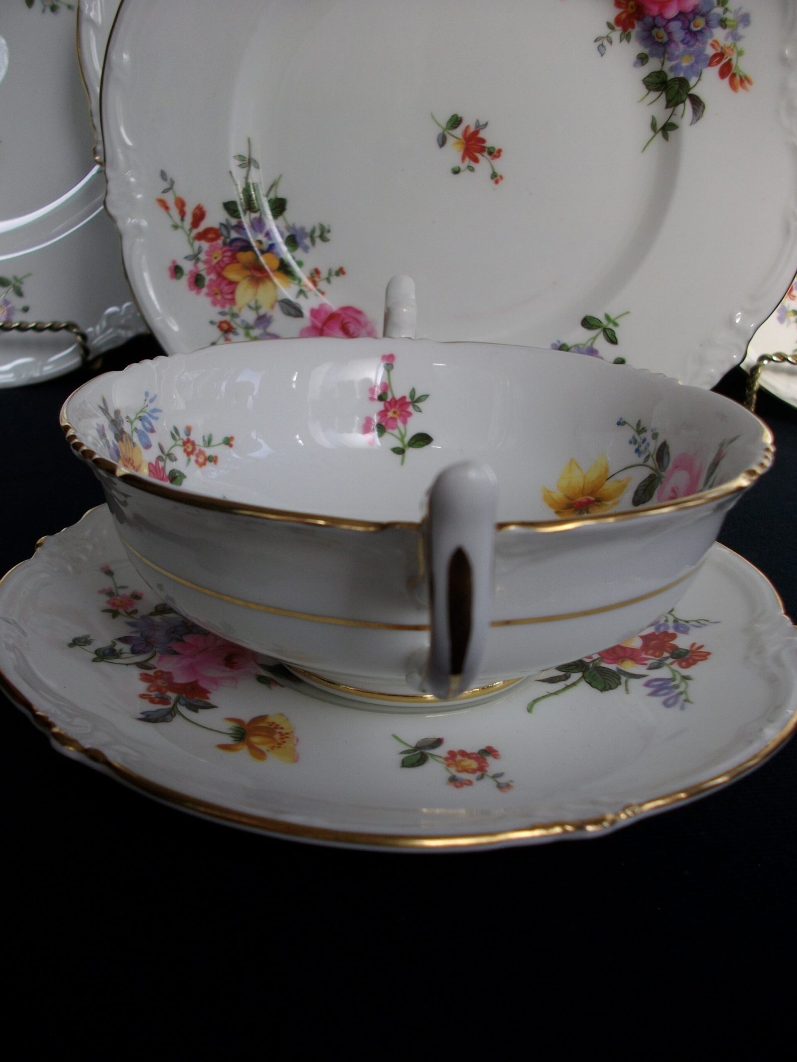 ROYAL CAULDON MARITA SOUP BOWL AND SAUCER