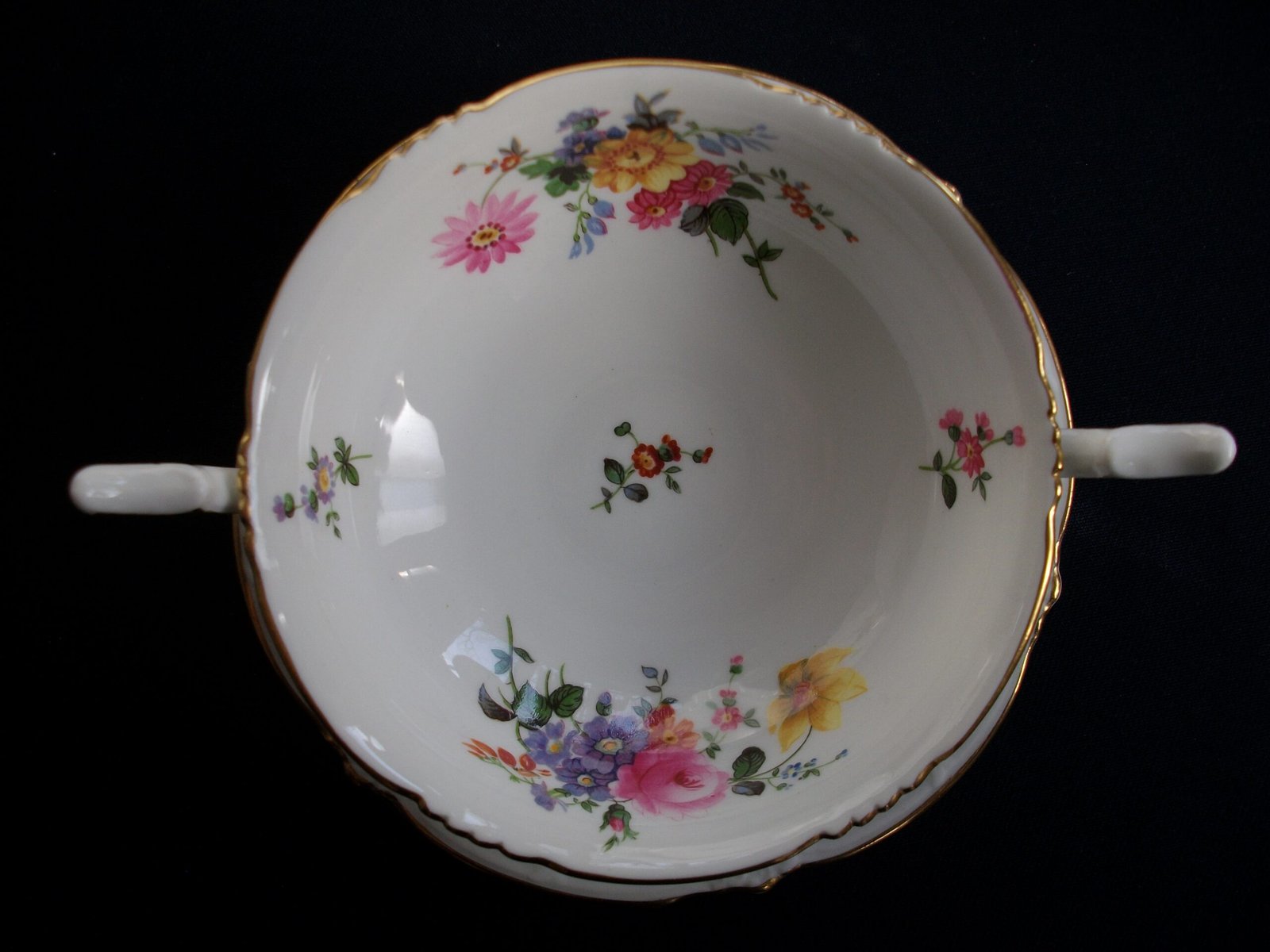 ROYAL CAULDON MARITA SOUP BOWL AND SAUCER