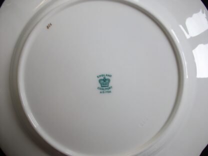 COALPORT SPEARPOINT GREEN LUNCH PLATE