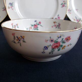 AHRENFELDT FLORAL SPRAY- CRANBERRY BOWL