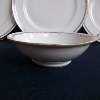 AHRENFELDT- ROSES IN BLUE BAND- CEREAL BOWL