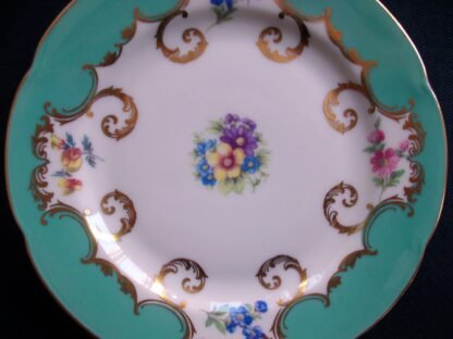 ROYAL BAYREUTH AQUA- BREAD & BUTTER PLATE