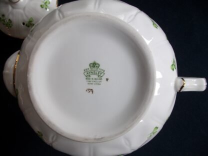 AYNSLEY SHAMROCK TEA POT