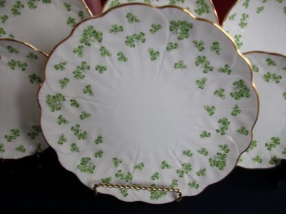 AYNSLEY SHAMROCK LUNCH PLATE