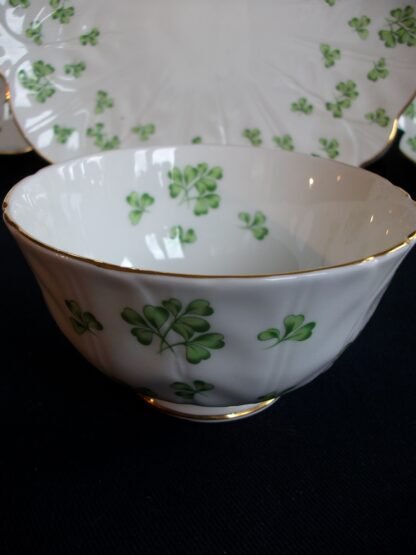 AYNSLEY SHAMROCK SUGAR BOWL