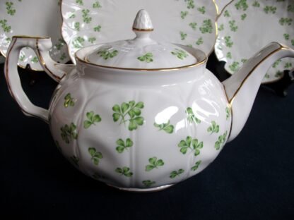 AYNSLEY SHAMROCK TEA POT