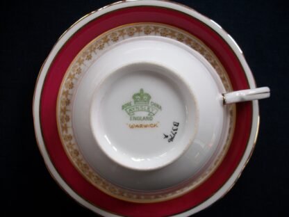 AYNSLEY WARWICK CUP and SAUCER