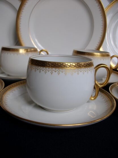 BAWO & DOTTER- GREEK KEY- CUP & SAUCER(s)