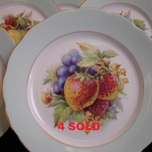 GROSVENOR FRUIT DECOR SALAD PLATE