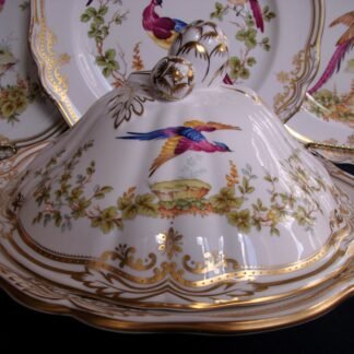 SPODE CHELSEA BIRD- COVERED SERVING BOWL