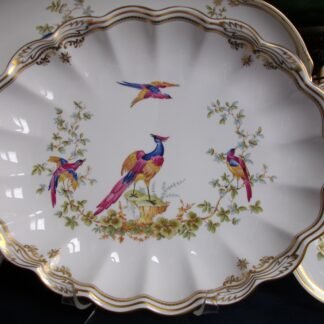 SPODE CHELSEA BIRD- OVAL SERVING DISH