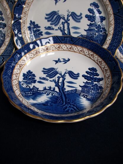 BOOTHS REAL OLD WILLOW A8025- COUPE SOUP BOWLS