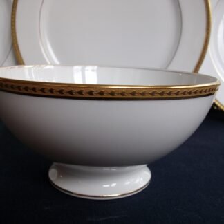 BAWO & DOTTER LAUREL LEAF CRANBERRY BOWL