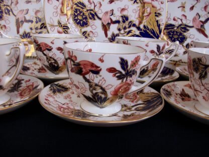 COALPORT HONG KONG- CUPS & SAUCERS