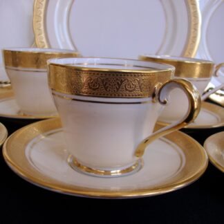 AYNSLEY #7761- DEMITASSE CUP & SAUCER
