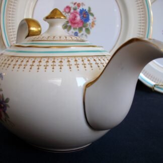 AYNSLEY PORTRUSH TEAL BLUE- TEAPOT
