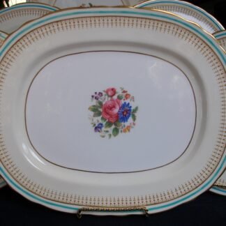 AYNSLEY PORTRUSH TEAL BLUE- PLATTER