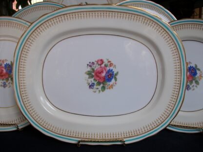 AYNSLEY PORTRUSH TEAL BLUE- PLATTER