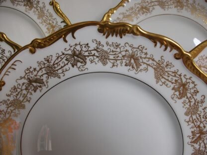 COALPORT HAZELTON WHITE- DINNER PLATE