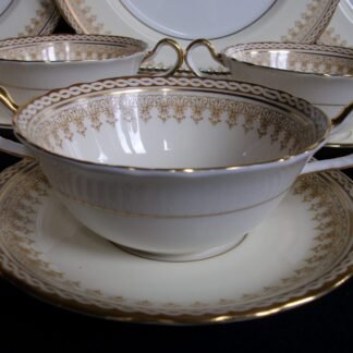 AYNSLEY WINCHESTER- SOUP BOWL & SAUCER