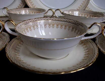 AYNSLEY WINCHESTER- SOUP BOWL & SAUCER