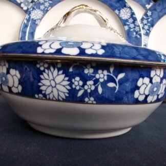 SPODE CRACKED ICE & PRUNUS- COVERED SERVING BOWL